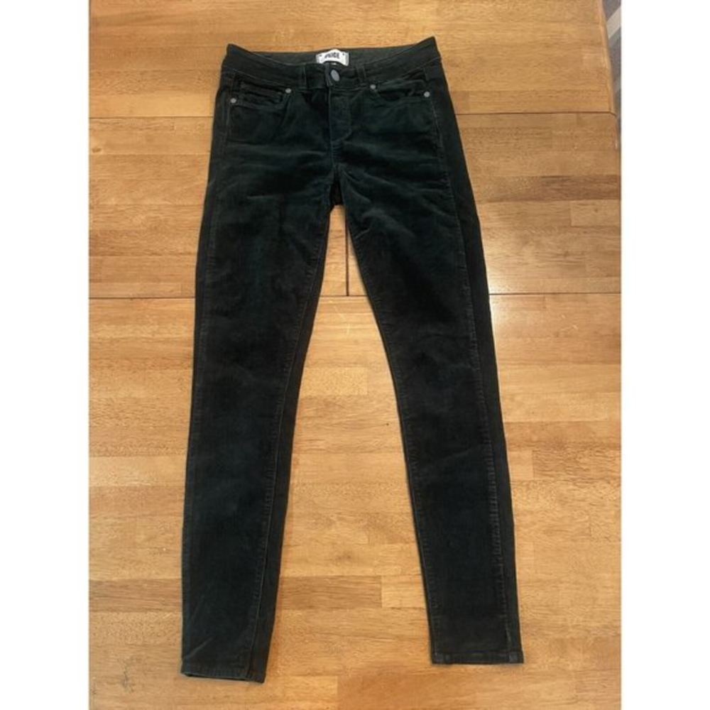 Paige Womens Green Corduroy Pants‎ Verdugo Ultra Skinny 26
